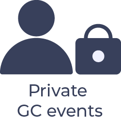 Private GC events logo